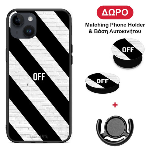 Get Off - iPhone 15 Plus θήκη + Δώρο Phone Holder & Βάση Αυτοκινήτου