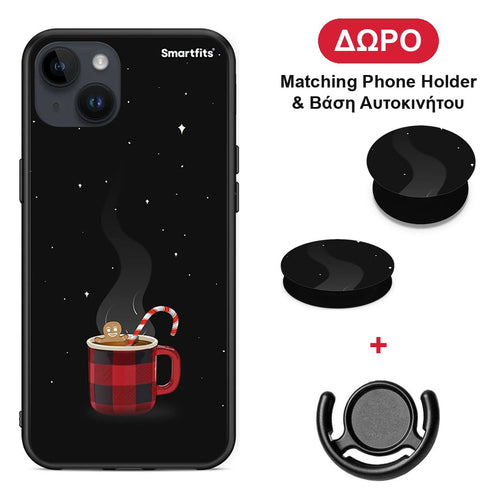 Xmas Bathing - iPhone 15 Plus θήκη + Δώρο Phone Holder & Βάση Αυτοκινήτου