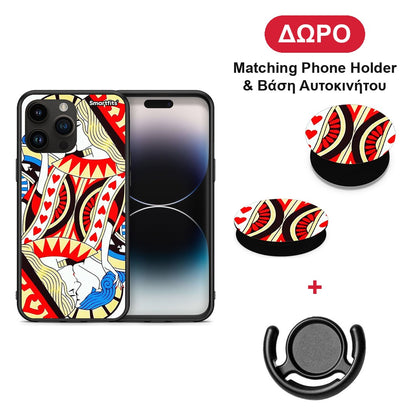 Card Love - iPhone 15 Pro Max θήκη + Δώρο Phone Holder & Βάση Αυτοκινήτου
