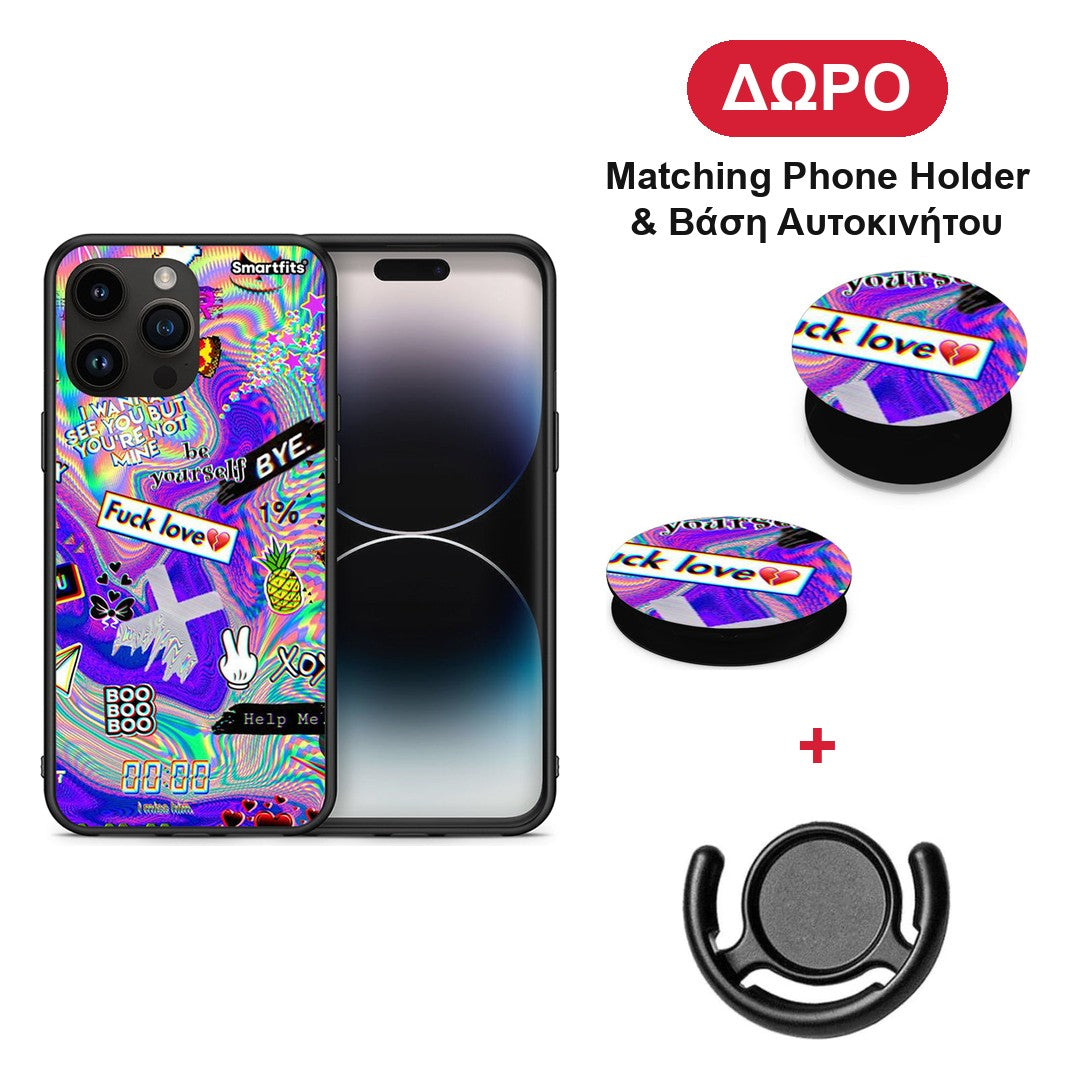 Game Over - iPhone 15 Pro Max θήκη + Δώρο Phone Holder & Βάση Αυτοκινήτου