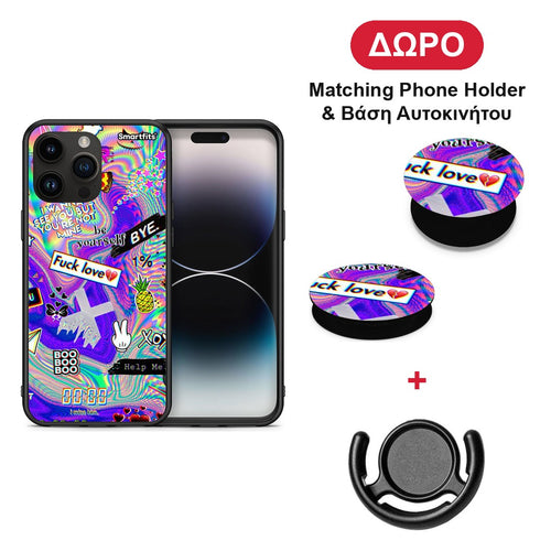 Game Over - iPhone 15 Pro Max θήκη + Δώρο Phone Holder & Βάση Αυτοκινήτου