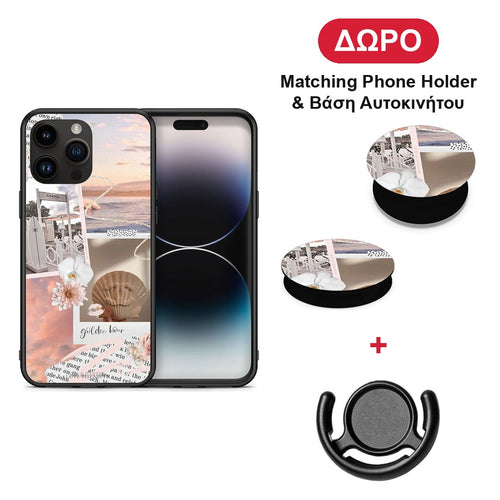 Golden Hour - iPhone 15 Pro Max θήκη + Δώρο Phone Holder & Βάση Αυτοκινήτου