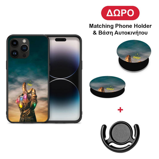 Infinity Snap - iPhone 15 Pro Max θήκη + Δώρο Phone Holder & Βάση Αυτοκινήτου