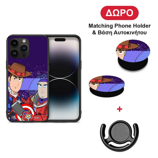 Infinity Story - iPhone 15 Pro Max θήκη + Δώρο Phone Holder & Βάση Αυτοκινήτου