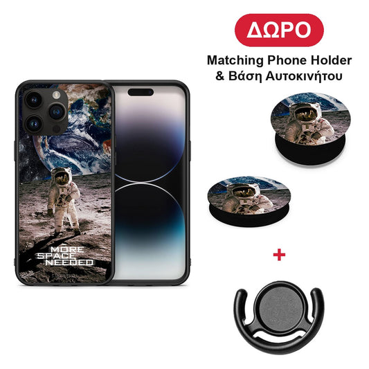 More Space - iPhone 15 Pro Max θήκη + Δώρο Phone Holder & Βάση Αυτοκινήτου