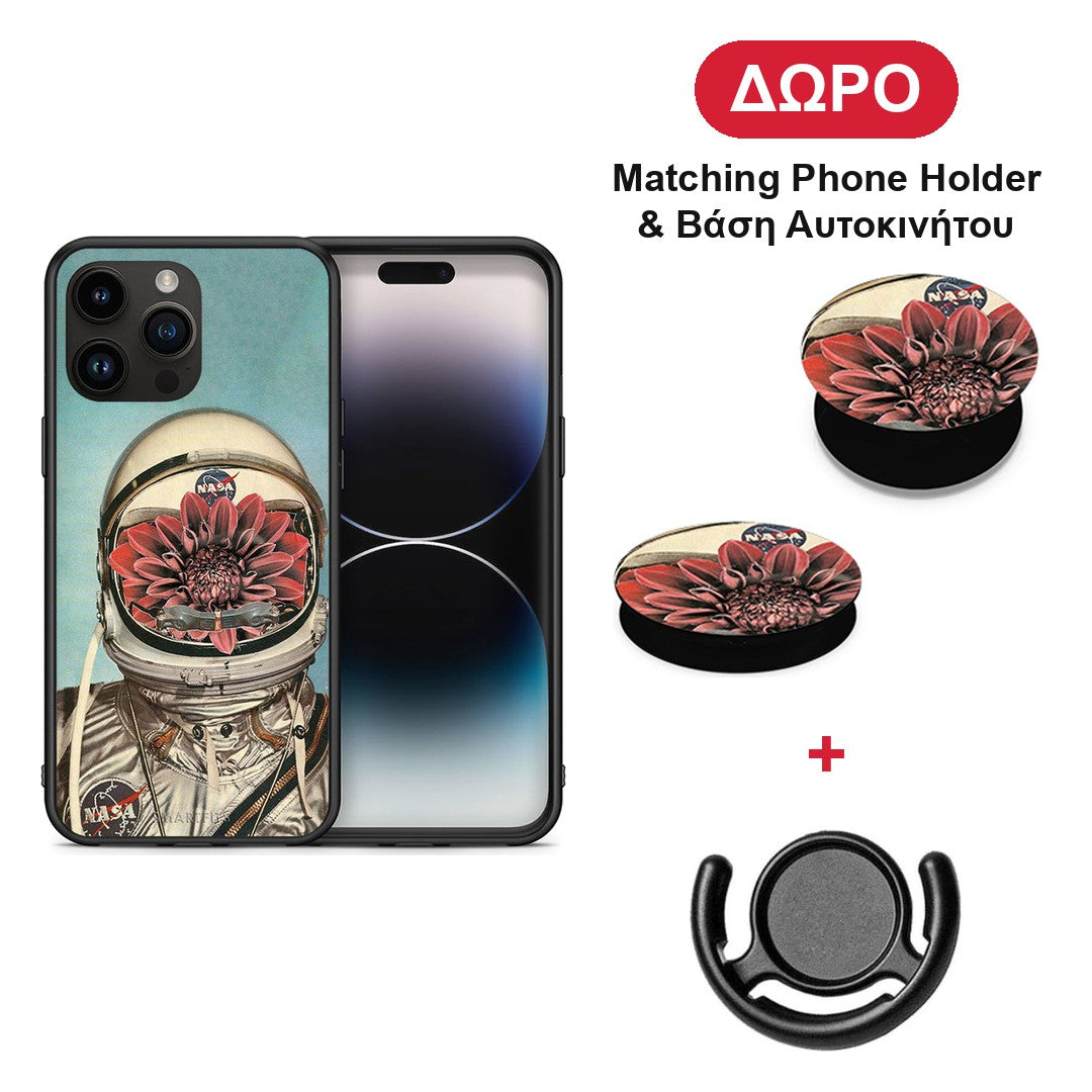 Nasa Bloom - iPhone 15 Pro Max θήκη + Δώρο Phone Holder & Βάση Αυτοκινήτου