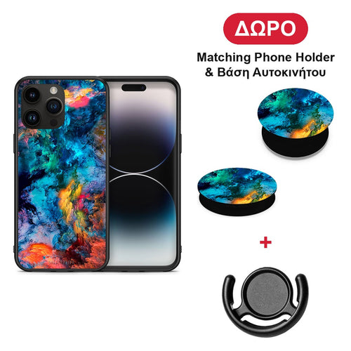 Paint Crayola - iPhone 15 Pro Max θήκη + Δώρο Phone Holder & Βάση Αυτοκινήτου