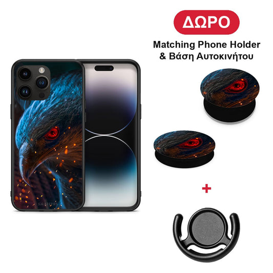 PopArt Eagle - iPhone 15 Pro Max θήκη + Δώρο Phone Holder & Βάση Αυτοκινήτου