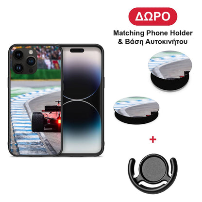 Racing Vibes - iPhone 15 Pro Max θήκη + Δώρο Phone Holder & Βάση Αυτοκινήτου