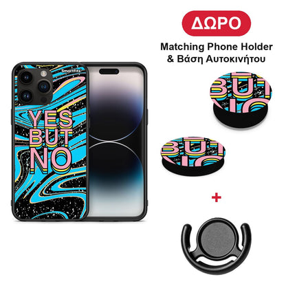 Yes But No - iPhone 15 Pro Max θήκη + Δώρο Phone Holder & Βάση Αυτοκινήτου