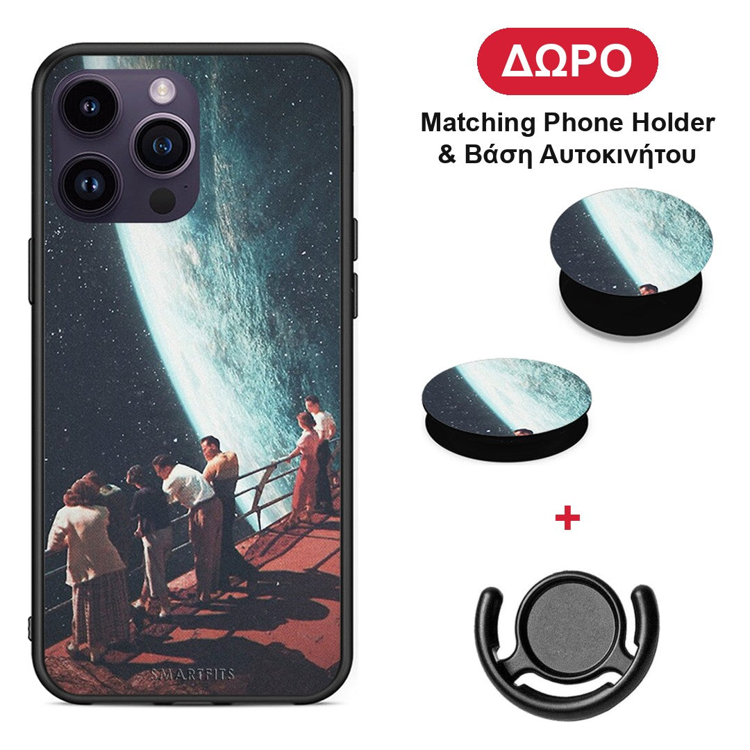 Surreal View - iPhone 15 Pro θήκη + Δώρο Phone Holder & Βάση Αυτοκινήτου