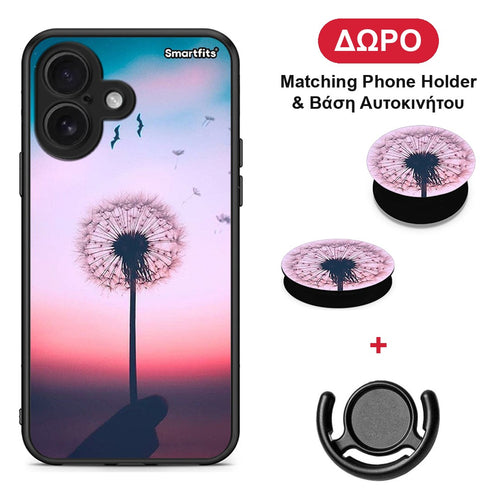 Boho Wish - iPhone 16 θήκη + Δώρο Phone Holder & Βάση Αυτοκινήτου