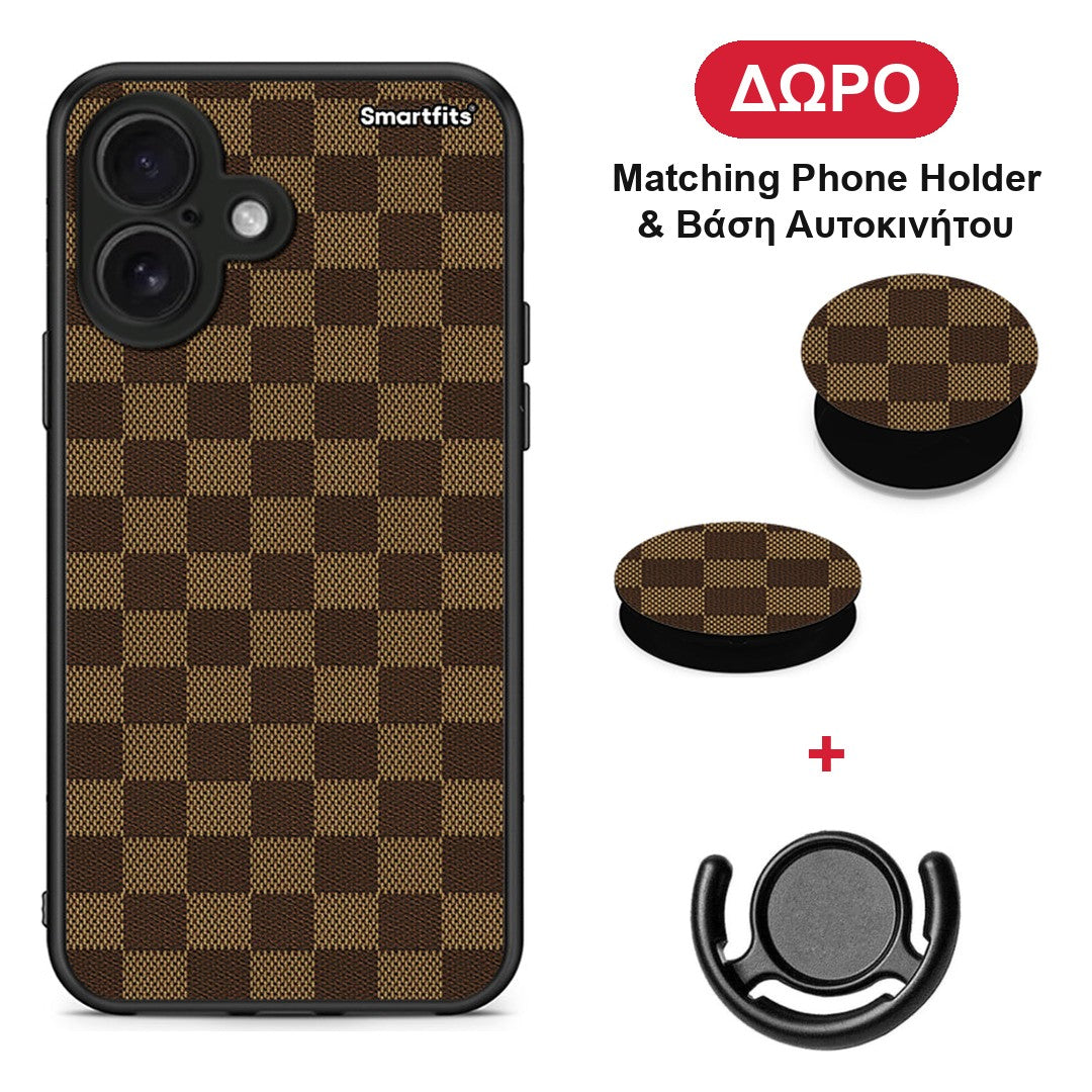 Designer Glamour - iPhone 16 θήκη + Δώρο Phone Holder & Βάση Αυτοκινήτου