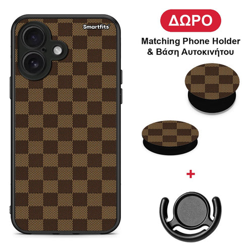Designer Glamour - iPhone 16 θήκη + Δώρο Phone Holder & Βάση Αυτοκινήτου