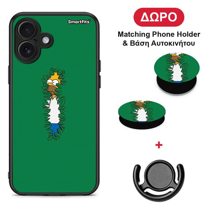 Bush Man - iPhone 16 Plus θήκη + Δώρο Phone Holder & Βάση Αυτοκινήτου