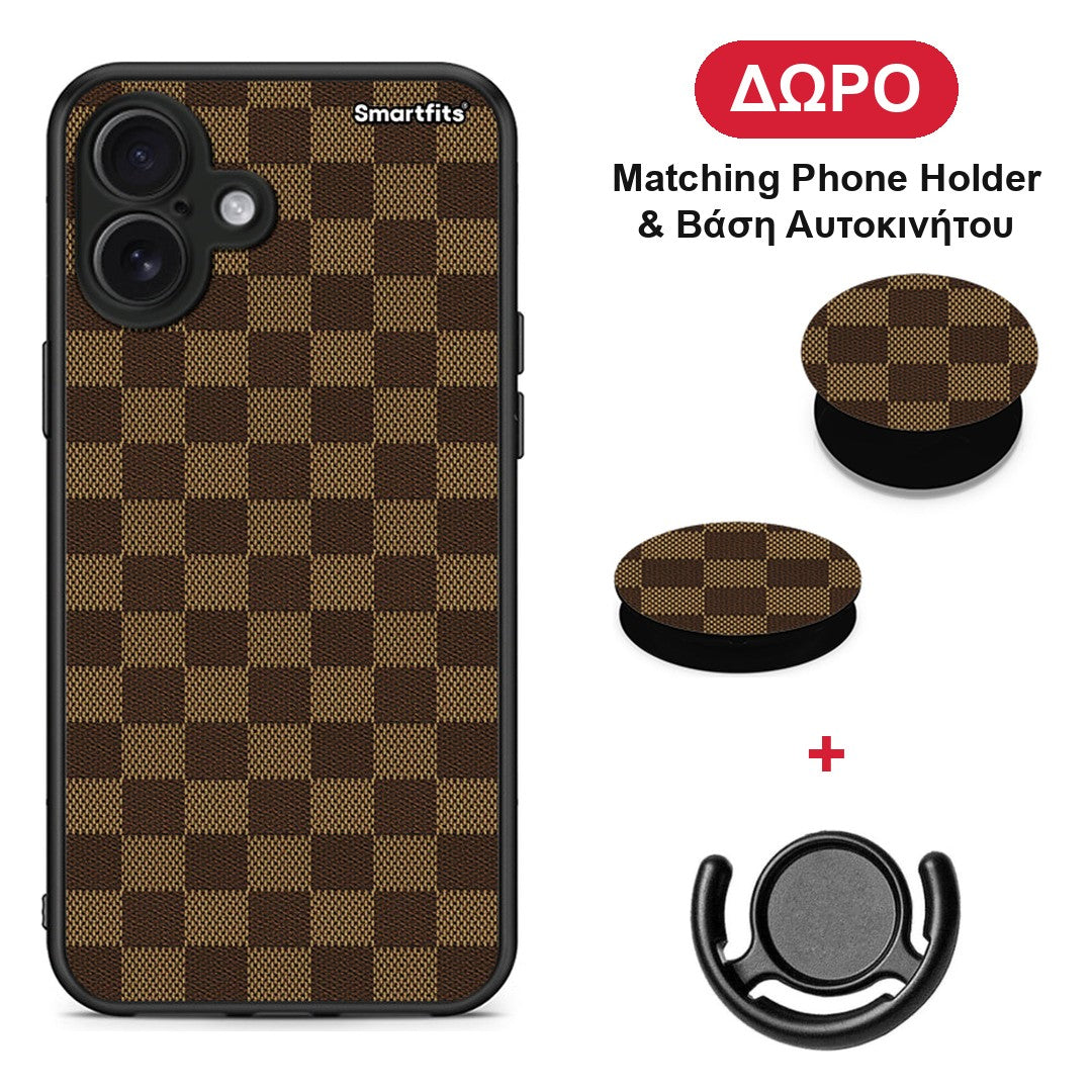 Designer Glamour - iPhone 16 Plus θήκη + Δώρο Phone Holder & Βάση Αυτοκινήτου
