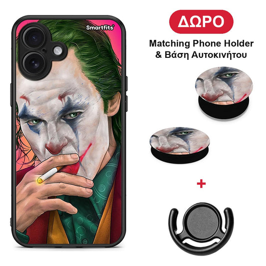 PopArt JokesOnU - iPhone 16 Plus θήκη + Δώρο Phone Holder & Βάση Αυτοκινήτου