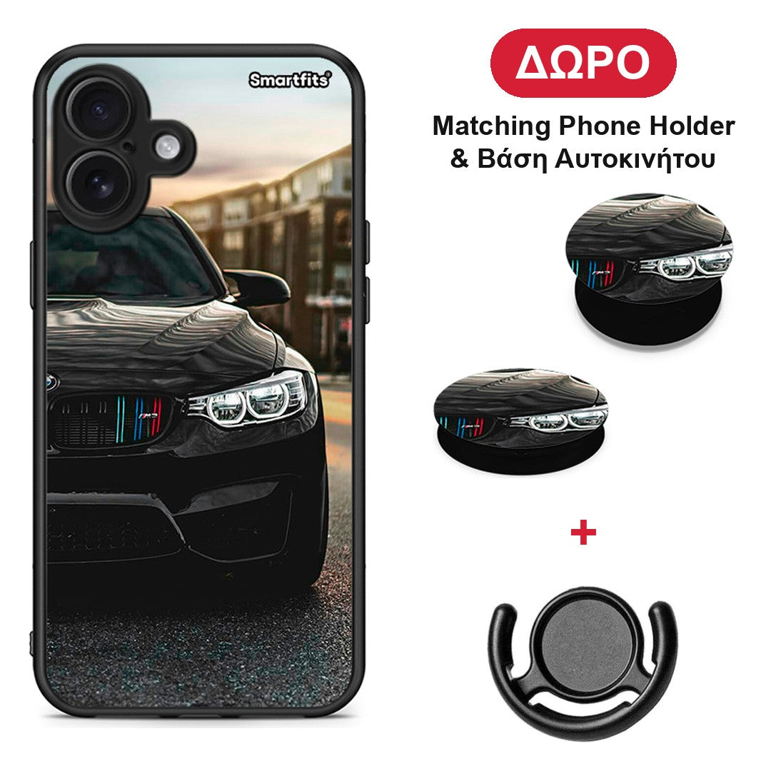 Racing M3 - iPhone 16 Plus θήκη + Δώρο Phone Holder & Βάση Αυτοκινήτου