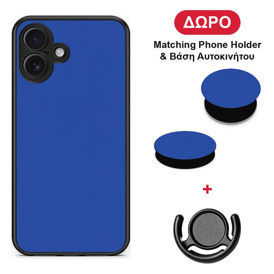 Royal Blue - iPhone 16 Plus θήκη + Δώρο Phone Holder & Βάση Αυτοκινήτου