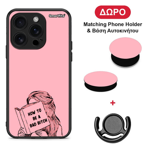 Bad Bitch - iPhone 16 Pro θήκη + Δώρο Phone Holder & Βάση Αυτοκινήτου