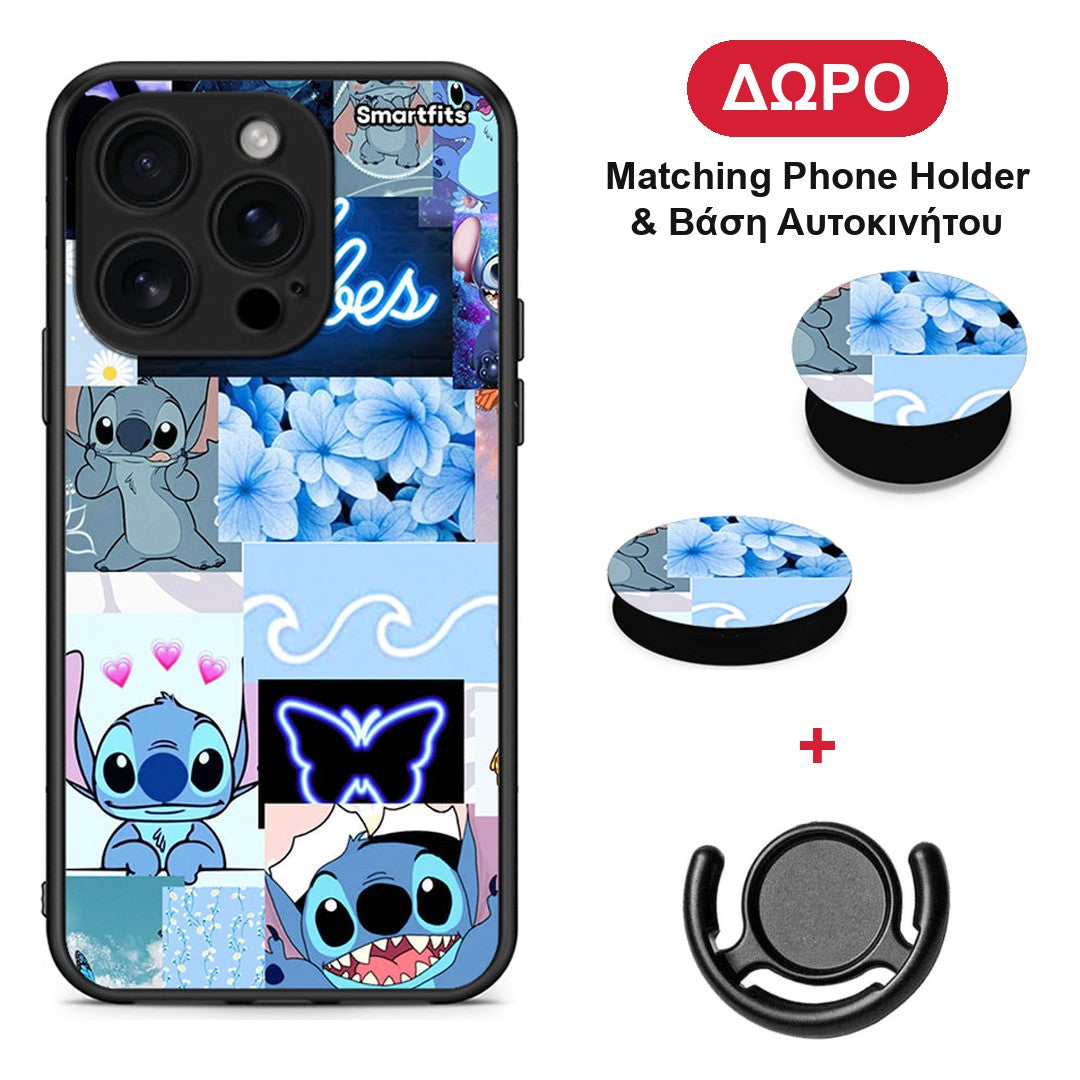 Collage Good Vibes - iPhone 16 Pro θήκη + Δώρο Phone Holder & Βάση Αυτοκινήτου