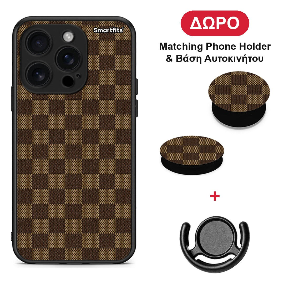 Designer Glamour - iPhone 16 Pro θήκη + Δώρο Phone Holder & Βάση Αυτοκινήτου