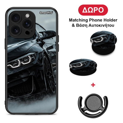Black BMW - iPhone 16 Pro Max θήκη + Δώρο Phone Holder & Βάση Αυτοκινήτου