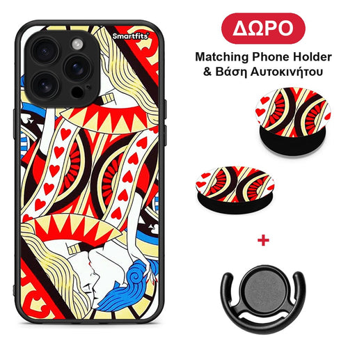 Card Love - iPhone 16 Pro Max θήκη + Δώρο Phone Holder & Βάση Αυτοκινήτου