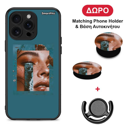 Cry An Ocean - iPhone 16 Pro Max θήκη + Δώρο Phone Holder & Βάση Αυτοκινήτου