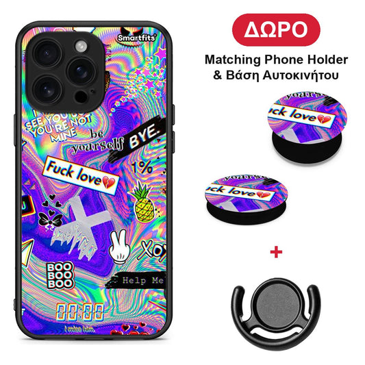 Game Over - iPhone 16 Pro Max θήκη + Δώρο Phone Holder & Βάση Αυτοκινήτου