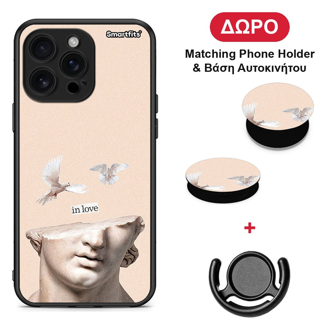 In Love - iPhone 16 Pro Max θήκη + Δώρο Phone Holder & Βάση Αυτοκινήτου