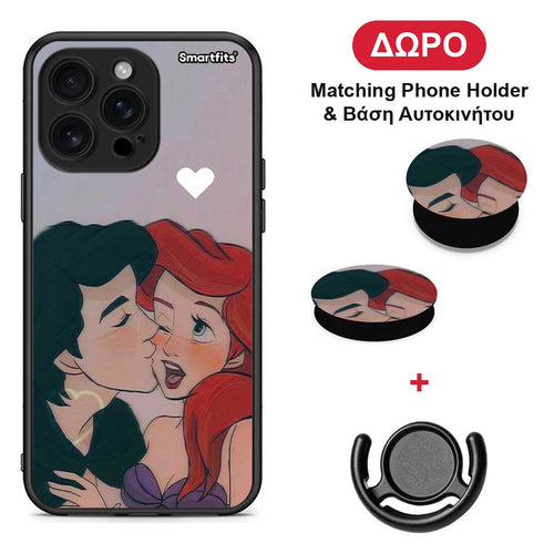 Mermaid Couple - iPhone 16 Pro Max θήκη + Δώρο Phone Holder & Βάση Αυτοκινήτου