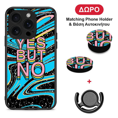 Yes But No - iPhone 16 Pro θήκη + Δώρο Phone Holder & Βάση Αυτοκινήτου