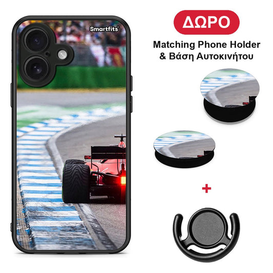 Racing Vibes - iPhone 16 θήκη + Δώρο Phone Holder & Βάση Αυτοκινήτου