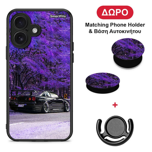 Super Car - iPhone 16 θήκη + Δώρο Phone Holder & Βάση Αυτοκινήτου