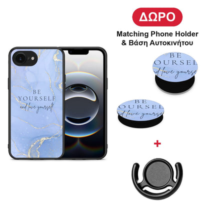 Be Yourself - iPhone 16e θήκη + Δώρο Phone Holder & Βάση Αυτοκινήτου
