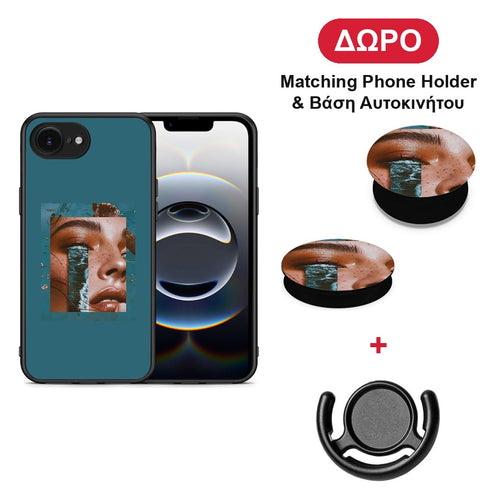 Cry An Ocean - iPhone 16e θήκη + Δώρο Phone Holder & Βάση Αυτοκινήτου