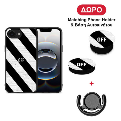 Get Off - iPhone 16e θήκη + Δώρο Phone Holder & Βάση Αυτοκινήτου