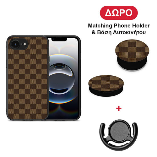 Designer Glamour - iPhone 16e θήκη + Δώρο Phone Holder & Βάση Αυτοκινήτου