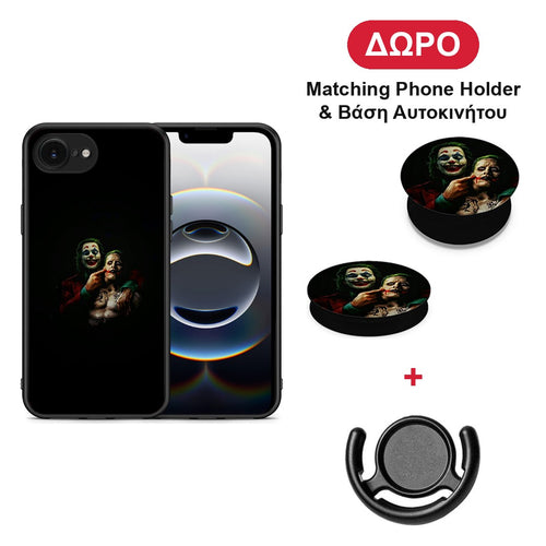Hero Clown - iPhone 16e θήκη + Δώρο Phone Holder & Βάση Αυτοκινήτου