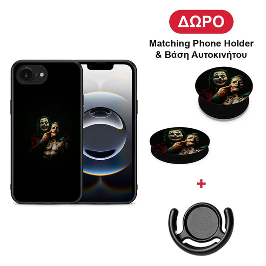 Hero Clown - iPhone 16e θήκη + Δώρο Phone Holder & Βάση Αυτοκινήτου
