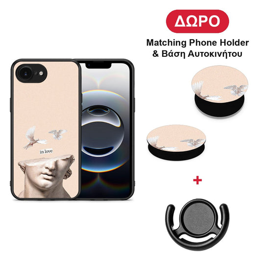 In Love - iPhone 16e θήκη + Δώρο Phone Holder & Βάση Αυτοκινήτου