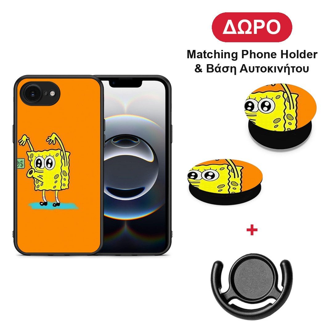 No Money 2 - iPhone 16e θήκη + Δώρο Phone Holder & Βάση Αυτοκινήτου