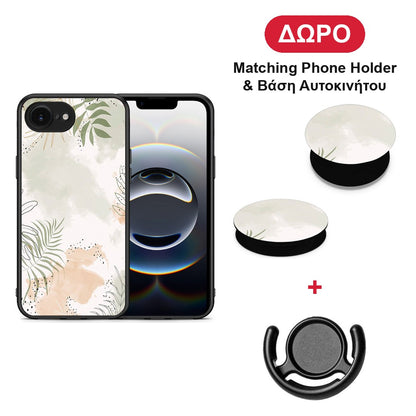 Nude Plants - iPhone 16e θήκη + Δώρο Phone Holder & Βάση Αυτοκινήτου