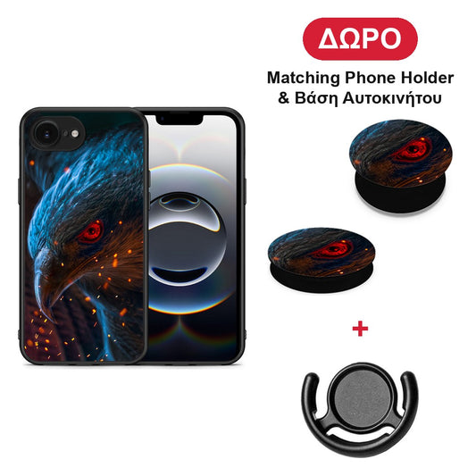 PopArt Eagle - iPhone 16e θήκη + Δώρο Phone Holder & Βάση Αυτοκινήτου