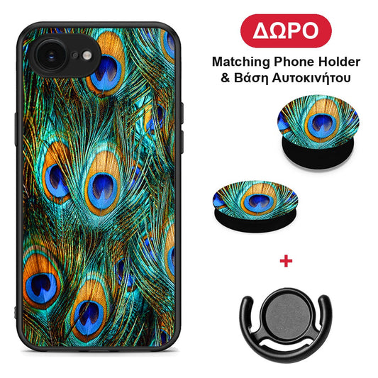 iphone-16e-real-peacock-feathers-case ΔΩΡΟ