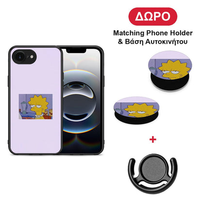 So Happy - iPhone 16e θήκη + Δώρο Phone Holder & Βάση Αυτοκινήτου