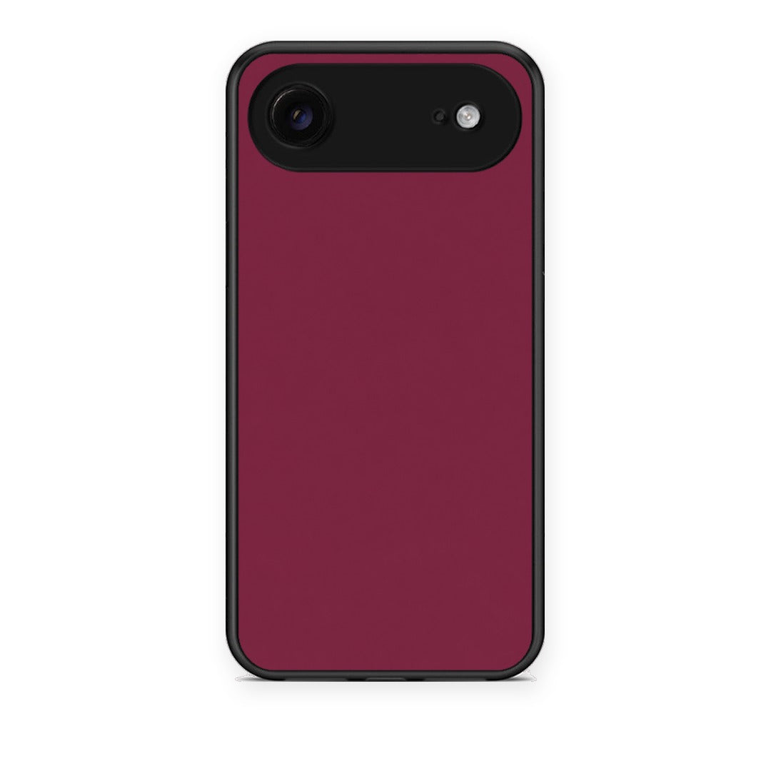 Θήκη iPhone 17 Air Burgundy από τη Smartfits με σχέδιο στο πίσω μέρος και μαύρο περίβλημα | iPhone 17 Air Burgundy case with colorful back and black bezels