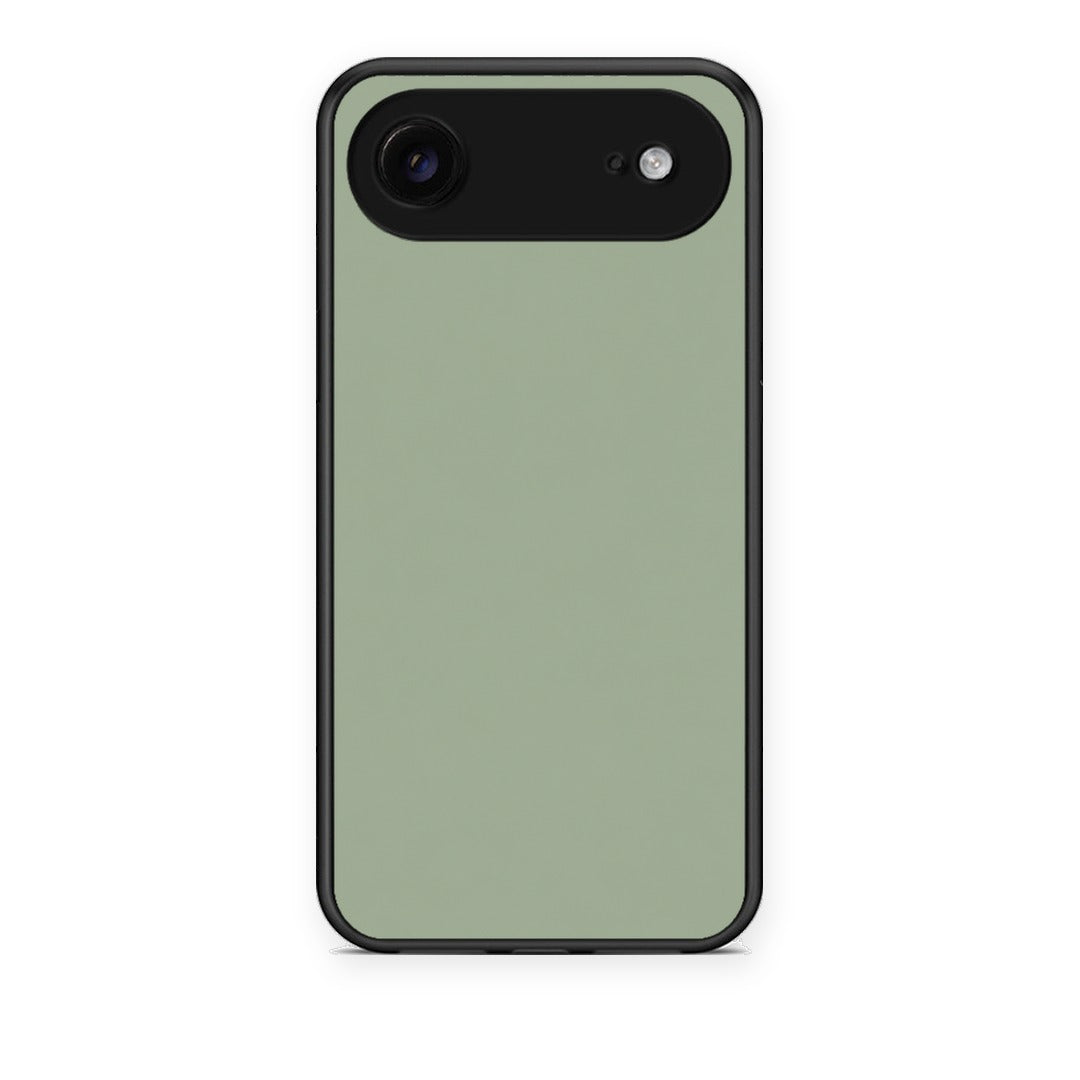 Θήκη iPhone 17 Air Sage Green από τη Smartfits με σχέδιο στο πίσω μέρος και μαύρο περίβλημα | iPhone 17 Air Sage Green case with colorful back and black bezels