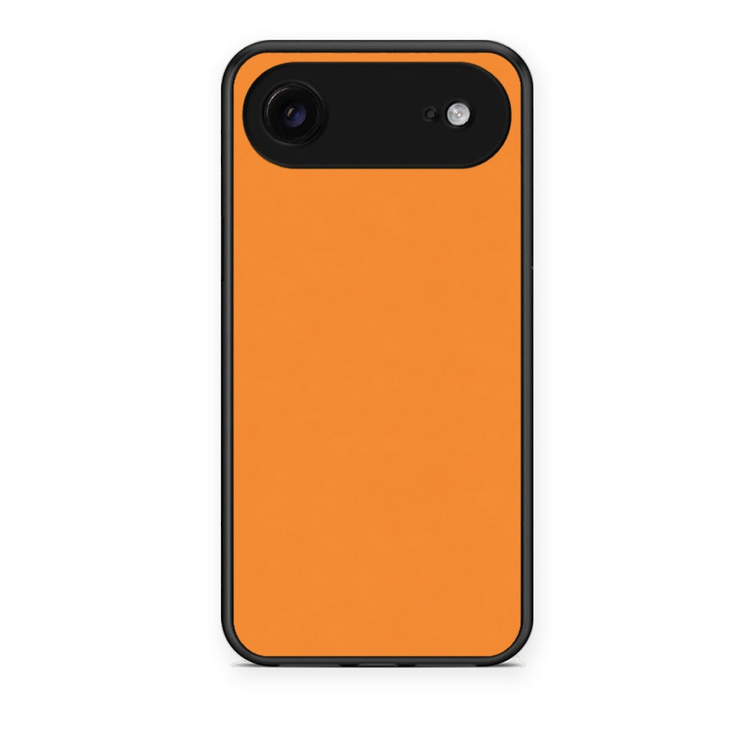 Θήκη iPhone 17 Air Tangerine Orange από τη Smartfits με σχέδιο στο πίσω μέρος και μαύρο περίβλημα | iPhone 17 Air Tangerine Orange case with colorful back and black bezels